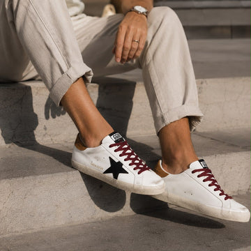 GOLDEN GOOSE SUPERSTAR |  WHITE BROWN