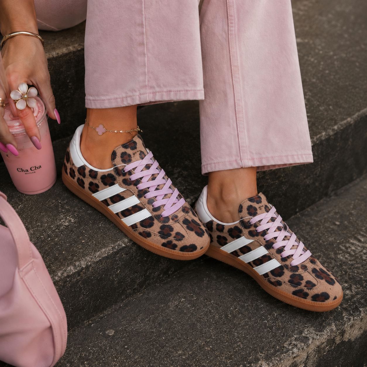 ADIDAS SAMBA OG | ANIMAL PRINT PINK