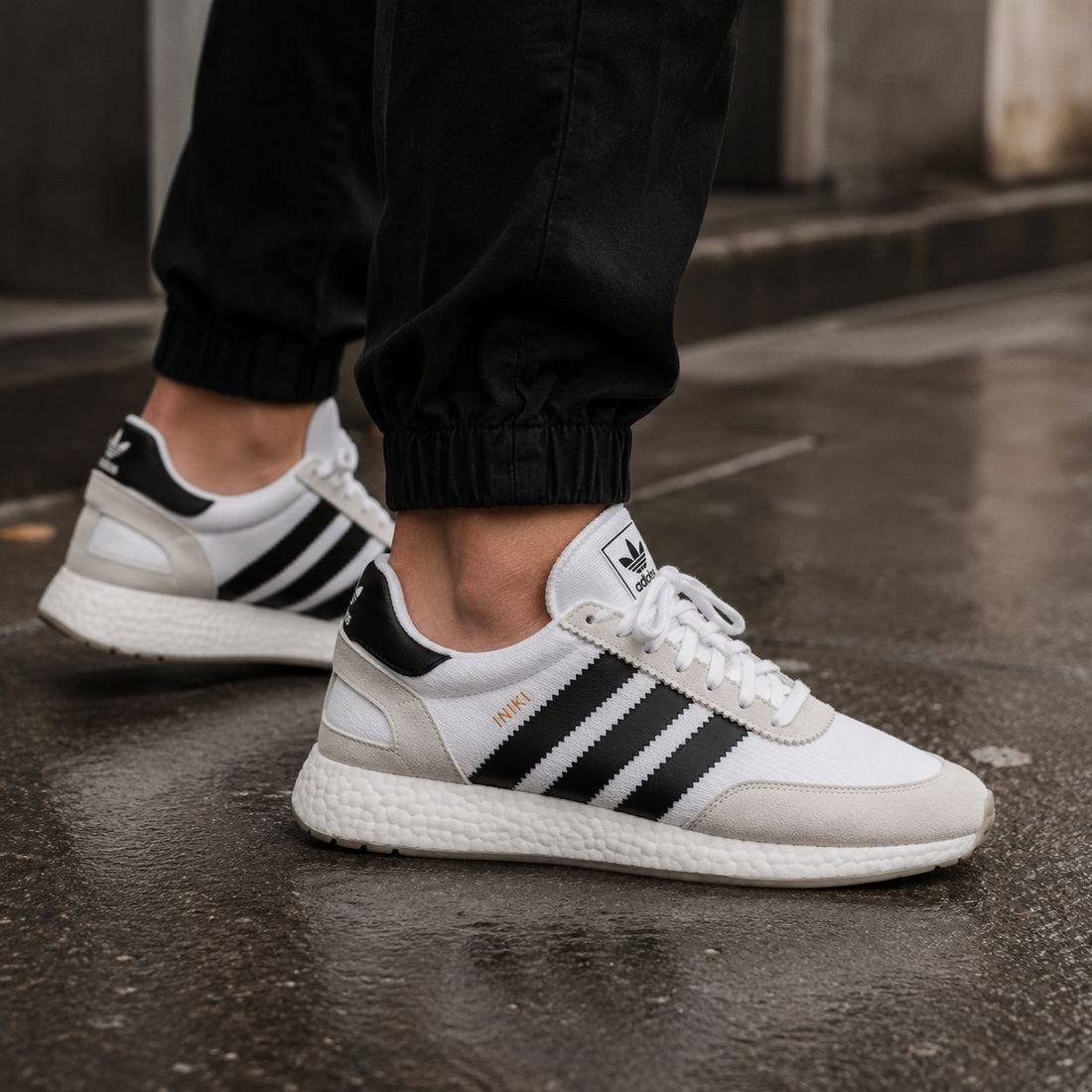 ADIDAS INIKI  | WHITE BLACK