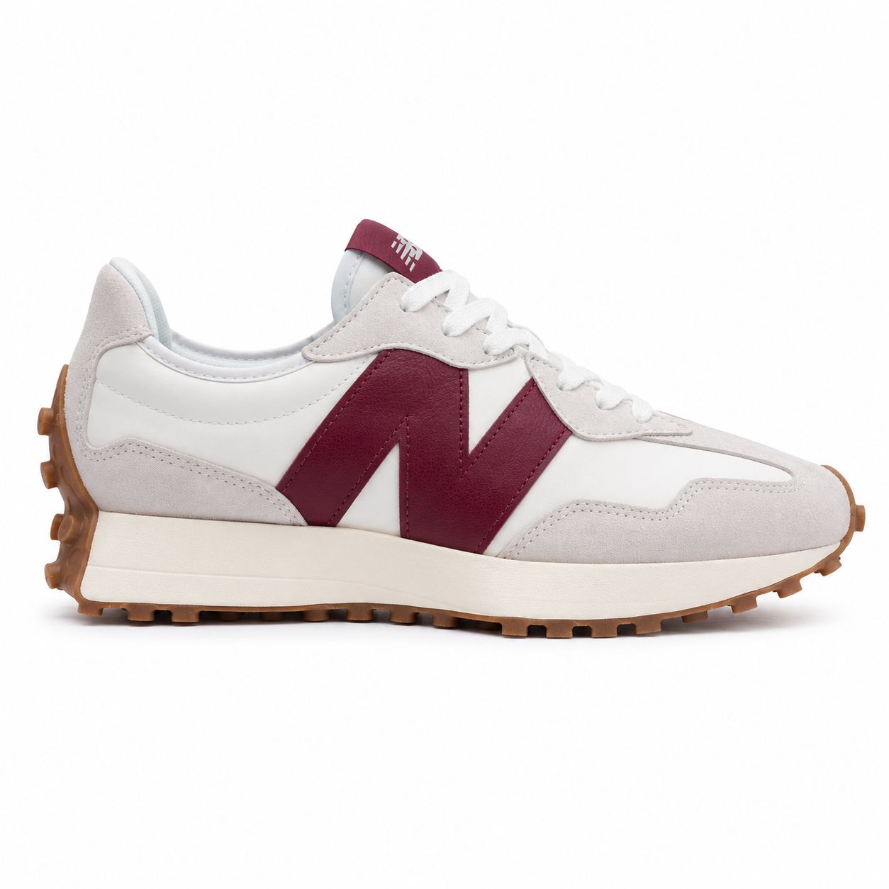 NEW BALANCE 327  | WHITE BORDEAUX