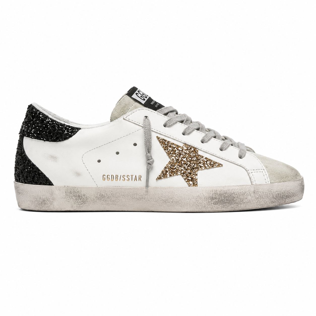 GOLDEN GOOSE SUPERSTAR |  GLITTER GOLD