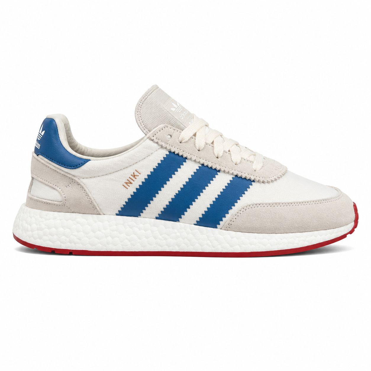 ADIDAS INIKI  | WHITE BLUE RED